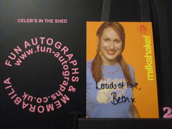 Milkshake Cast Cards - Autographed